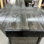 Plank Top U Bar Horizontal Finished- Solid wood bar Ebony 4 Plank Top U Bar Horizontal Finished- Solid wood bar Ebony 4