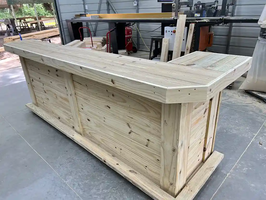 Thomas L Shape Large Outdoor Home Bar Left 2 Thomas L Shape Large Outdoor Home Bar Left