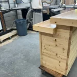Buffet Horizontal Wide Top Smooth Top Finished - Solid wood 2 level home bar 3 Buffet Horizontal Wide Top Smooth Top Finished - Solid wood 2 level home bar 3