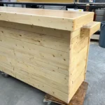 Buffet Horizontal Wide Top Smooth Top Finished - Solid wood 2 level home bar 4 Buffet Horizontal Wide Top Smooth Top Finished - Solid wood 2 level home bar 4