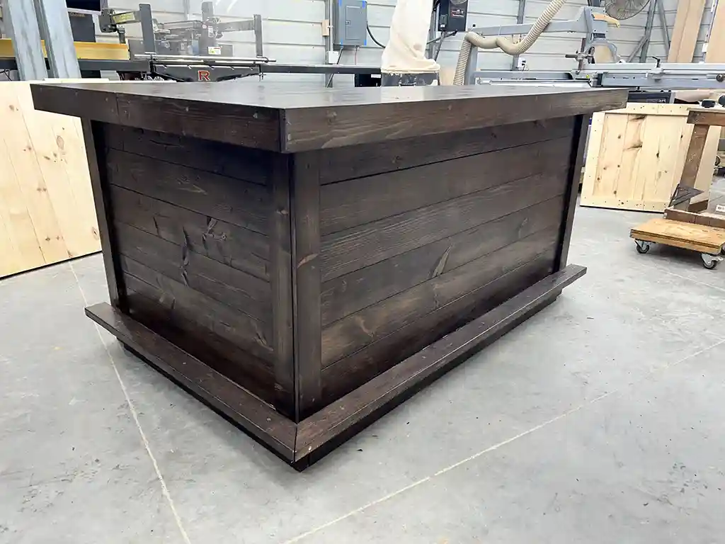 Espresso Deluxe Clark L Shape Covered Patio Home Bar 1 Espresso Deluxe Clark L Shape Covered Patio Home Bar