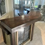 Not Too Shabby Finished with casters Moss Espresso colors 4 Not Too Shabby Finished with casters Moss Espresso colors