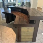 Not Too Shabby Finished with casters Moss Espresso colors 5 Not Too Shabby Finished with casters Moss Espresso colors