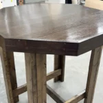 Indoor Octagon High Top Bar Table Finished 2 Indoor Octagon High Top Bar Table Finished 2