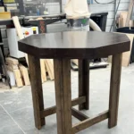 Indoor Octagon High Top Bar Table Finished 5 Indoor Octagon High Top Bar Table Finished 5