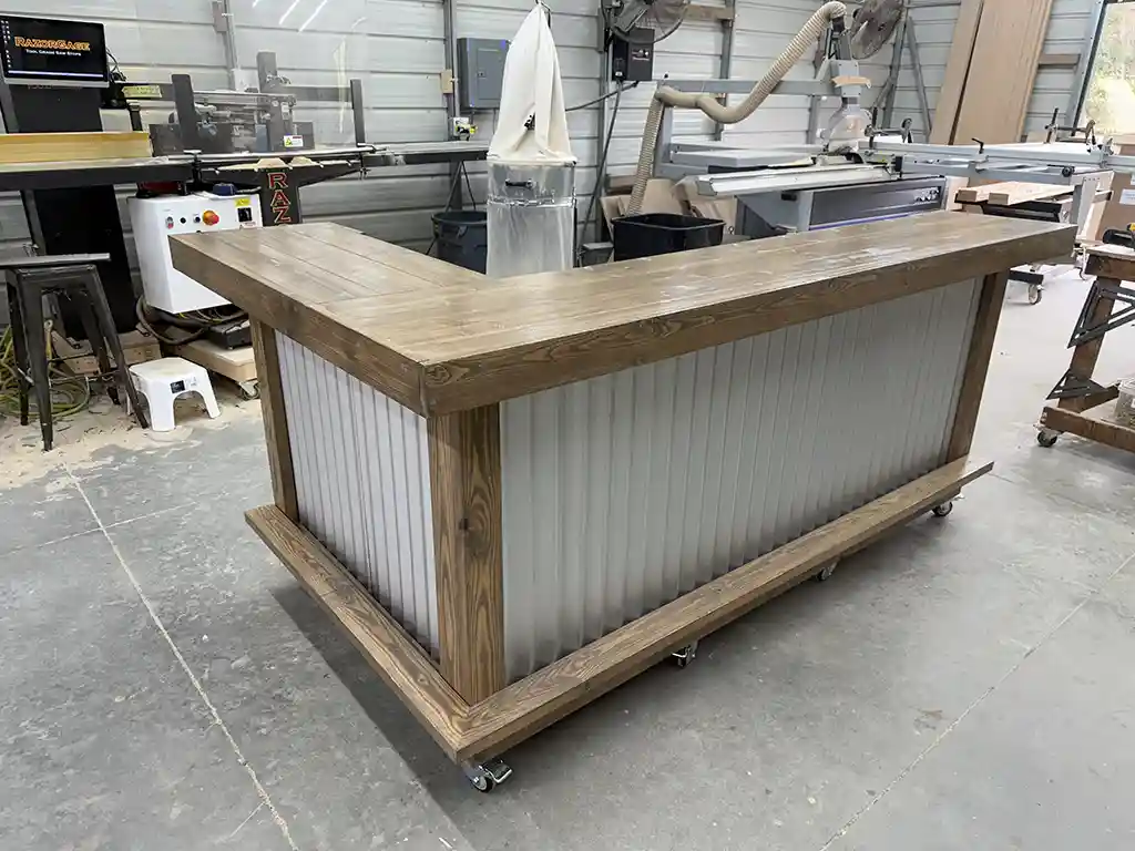 Mushroom Metal Kitchen L Shape Small - Covered Patio Home Bar 1 Right Mushroom Metal Kitchen L Shape Small - Covered Patio Home Bar, home decor, patio decor