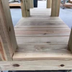 Outdoor mobile buffet table 5 Blackstone table, pizza oven table, rustic table, real wood table,