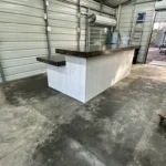Capewash Ebony Roy Medium Sales Counter - L Shape with ADA drop 7 Capewash Ebony Roy Medium Sales Counter - L Shape with ADA drop, retail counter, pos drop, ada accessible, medium checkout counter