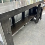 Ebony Valrico Metal Sales Counter - with drop 5 Ebony Valrico Metal Sales Counter - with drop, retail counter, industrial metal counter. checkout counter