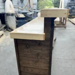 Espresso Natural Poly Twin Peaks Large Sales Counter – with ADA drop 3 Espresso Natural Poly Twin Peaks Large Sales Counter - with ADA drop, large retail counter, large industrial counter, large checkout counter