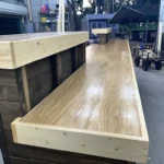 Espresso Natural Poly Twin Peaks Large Sales Counter – with ADA drop 6 Espresso Natural Poly Twin Peaks Large Sales Counter - with ADA drop, large retail counter, large industrial counter, large checkout counter