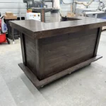 Espresso Thomas U Shape Finished Indoor Home Bar 2 Espresso Thomas U Shape Finished Indoor Home Bar, rustic home bar, garage bar, man cave bar, basement bar, industrial bar
