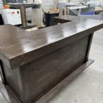 Espresso Thomas U Shape Finished Indoor Home Bar 3 Espresso Thomas U Shape Finished Indoor Home Bar, rustic home bar, garage bar, man cave bar, basement bar, industrial bar