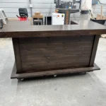Espresso Thomas U Shape Finished Indoor Home Bar 4 Espresso Thomas U Shape Finished Indoor Home Bar, rustic home bar, garage bar, man cave bar, basement bar, industrial bar