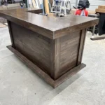 Espresso Thomas U Shape Finished Indoor Home Bar 5 Espresso Thomas U Shape Finished Indoor Home Bar, rustic home bar, garage bar, man cave bar, basement bar, industrial bar