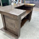 Espresso Thomas U Shape Finished Indoor Home Bar 6 Espresso Thomas U Shape Finished Indoor Home Bar, rustic home bar, garage bar, man cave bar, basement bar, industrial bar