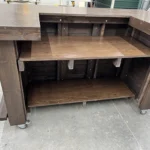 Espresso Thomas U Shape Finished Indoor Home Bar 7 Espresso Thomas U Shape Finished Indoor Home Bar, rustic home bar, garage bar, man cave bar, basement bar, industrial bar