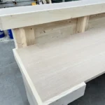 Hello Shabby Reception Desk - Unfinished 2 level 6 Hello Shabby Reception Desk - 2 level, salon desk, front desk, 2 level desk