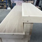 Lavonne Sales Counter - Unfinished with Privacy Tower ADA drop 4 Lavonne Sales Counter - Unfinished with Privacy Tower ADA drop, retail counter, pos drop, checkout counter