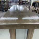 Mushroom Vail Metal Sales Counter 3 Mushroom Vail Metal Sales Counter, industrial counter, corrugated metal, checkout counter, retail counter