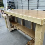 Natural Poly Valrico Metal Sales Counter - with drop 5 Natural Poly Valrico Metal Sales Counter - with drop, retail counter, industrial metal counter. checkout counter