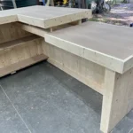 Providence Large Sales Counter - Unfinished L Shape with ADA drop 5 Providence Large Sales Counter - Unfinished L Shape with ADA drop, large checkout counter, pos drop, large retail counter