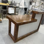 Provincial Lavonne Metal Sales Counter - with Privacy Tower ADA drop 6 Provincial Lavonne Metal Sales Counter - with Privacy Tower ADA drop, retail counter, pos drop, checkout counter