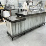 Stormwash Ebony Fairview Large Sales Counter – with ADA drop 1 Stormwash Ebony Fairview Large Sales Counter - with ADA drop large checkout counter, pos drop counter, large retail counter
