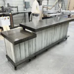 Stormwash Ebony Fairview Large Sales Counter – with ADA drop 2 Stormwash Ebony Fairview Large Sales Counter - with ADA drop large checkout counter, pos drop counter, large retail counter