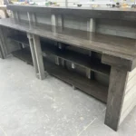 Stormwash Ebony Hello Shabby Large Reception Desk - 2 level 6 Stormwash Ebony Hello Shabby Large Reception Desk - 2 level, front desk, large 2 level desk