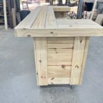 Thomas U Shape Wood Outdoor Home Bar 3 Thomas U Shape Wood Outdoor Home Bar, rustic bar, industrial bar, outdoor bar