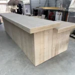 Unfinished Roy L Shape Sales Counter with ADA drop 1