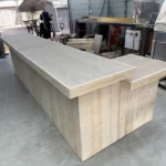 Unfinished Roy L Shape Sales Counter with ADA drop 2