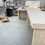 Unfinished Roy L Shape Sales Counter with ADA drop 4