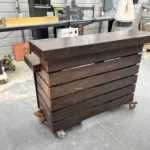 Espresso Hello Elyse 75 Reception Desk - 2 level 1 Espresso Hello Elyse 75 Reception Desk - 2 level, salon desk, front desk, 2 level desk