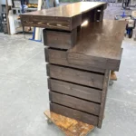 Espresso Hello Elyse 75 Reception Desk - 2 level 5 Espresso Hello Elyse 75 Reception Desk - 2 level, salon desk, front desk, 2 level desk