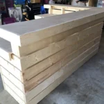 Hello Elyse 75 L Reception Desk - Unfinished L shape 2 level 2 Hello Elyse 75 L Reception Desk - Unfinished L shape 2 level desk, front desk, L shape desk