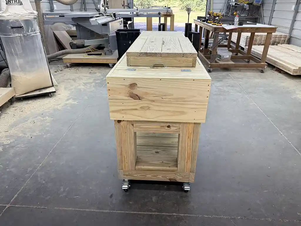 Mobile Outdoor Cooler Table 1 Mobile Outdoor Cooler Table
