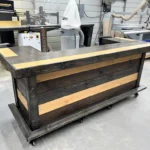 Dark 3 Tone Ebony Thomas U Shape Finished Patio Home Bar - Indoor Bar 1 Dark 3 Tone Ebony Thomas U Shape Finished Patio Home Bar - Indoor Bar