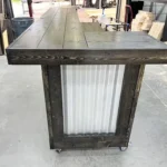 Ebony Thomas Metal L Shape Covered Patio Home Bar 3 Ebony Thomas Metal L Shape Covered Patio Home Bar