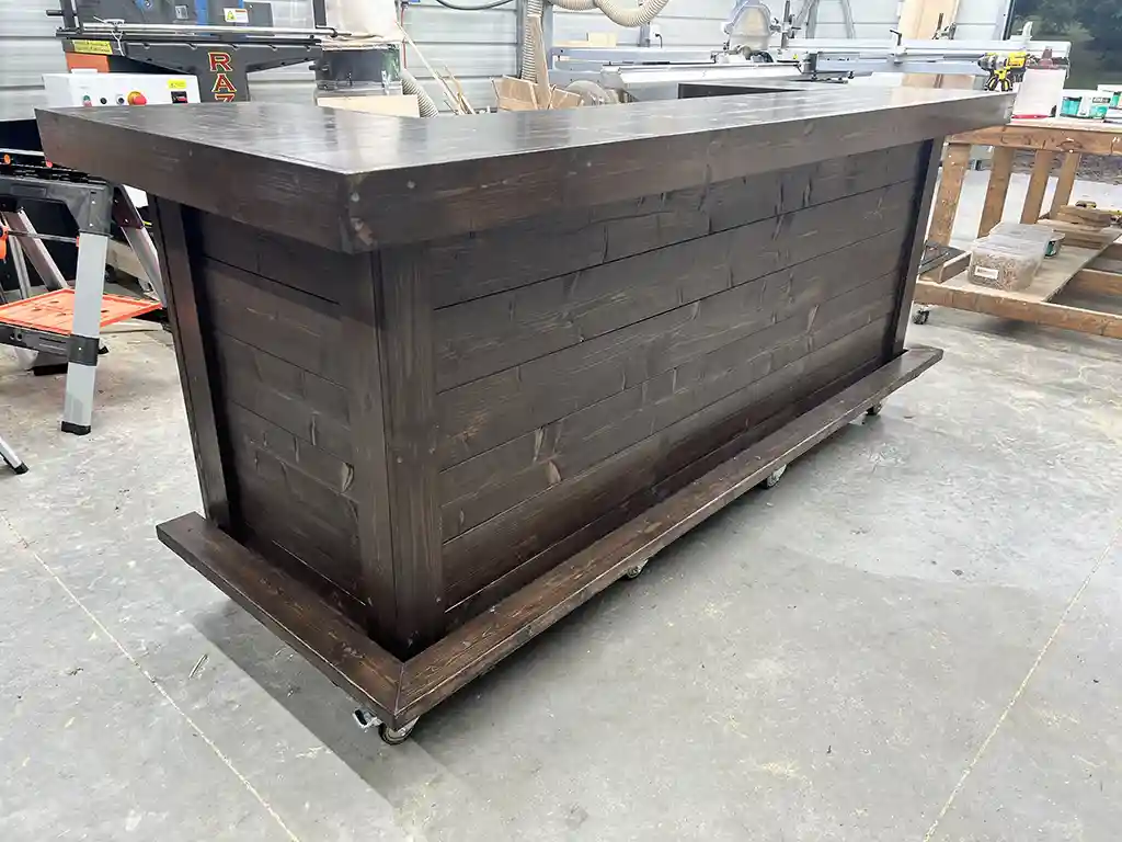 Espresso Thomas U Shape Finished Patio Home Bar - Indoor Bar 1 Espresso Thomas U Shape Finished Patio Home Bar - Indoor Bar