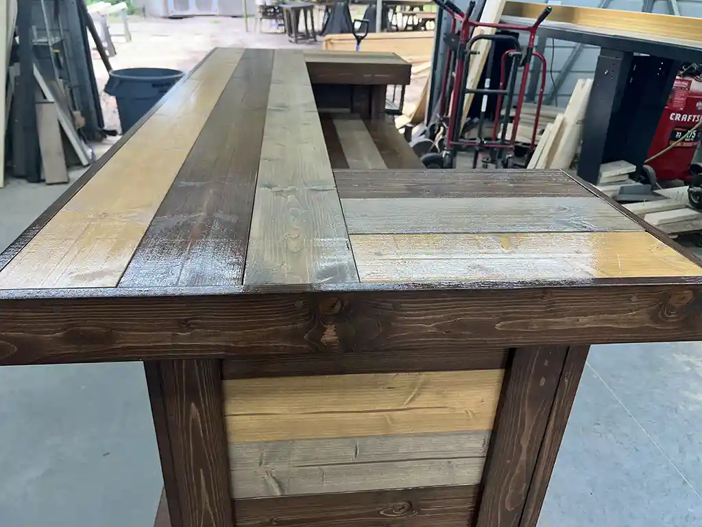 Maggie Thomas U Shape Finished Patio Home Bar - Indoor Bar 4 Maggie Thomas U Shape Finished Patio Home Bar - Indoor Bar