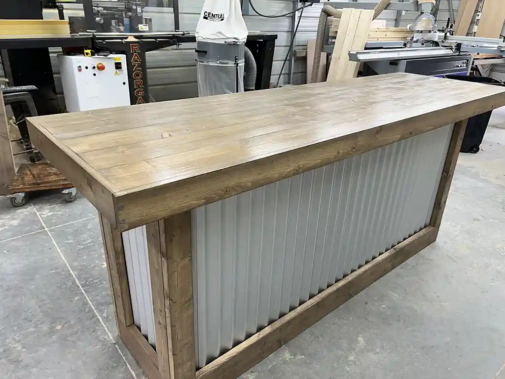 Mushroom Riveria Metal Covered Patio Home Bar 2 Riveria Metal Covered Patio Home Bar