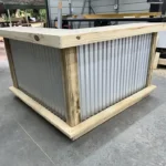 Left Metal Kitchen L Shape Medium - Outdoor Home Bar 1 Left Metal Kitchen L Shape Medium - Outdoor Home Bar, corrugated metal, 2 level