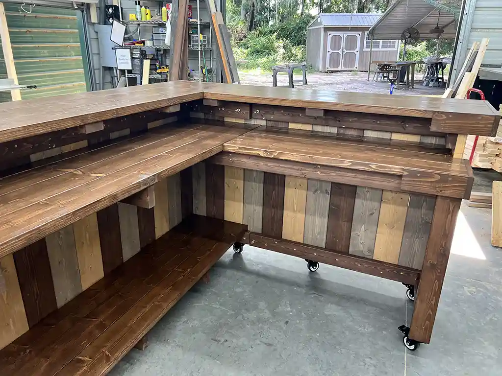 Maggie Walnut Kitchen L Shape Medium Covered Patio Home Bar 5 Maggie Walnut Kitchen L Shape Medium Covered Patio Home Bar, 2 level, home decor