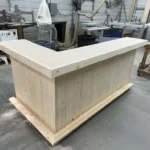 Right footrail shelf Unfinished Smooth Kitchen L Shape Small - Indoor Home Bar 1 Right Unfinished Smooth Kitchen L Shape Small - Indoor Home Bar Home decor