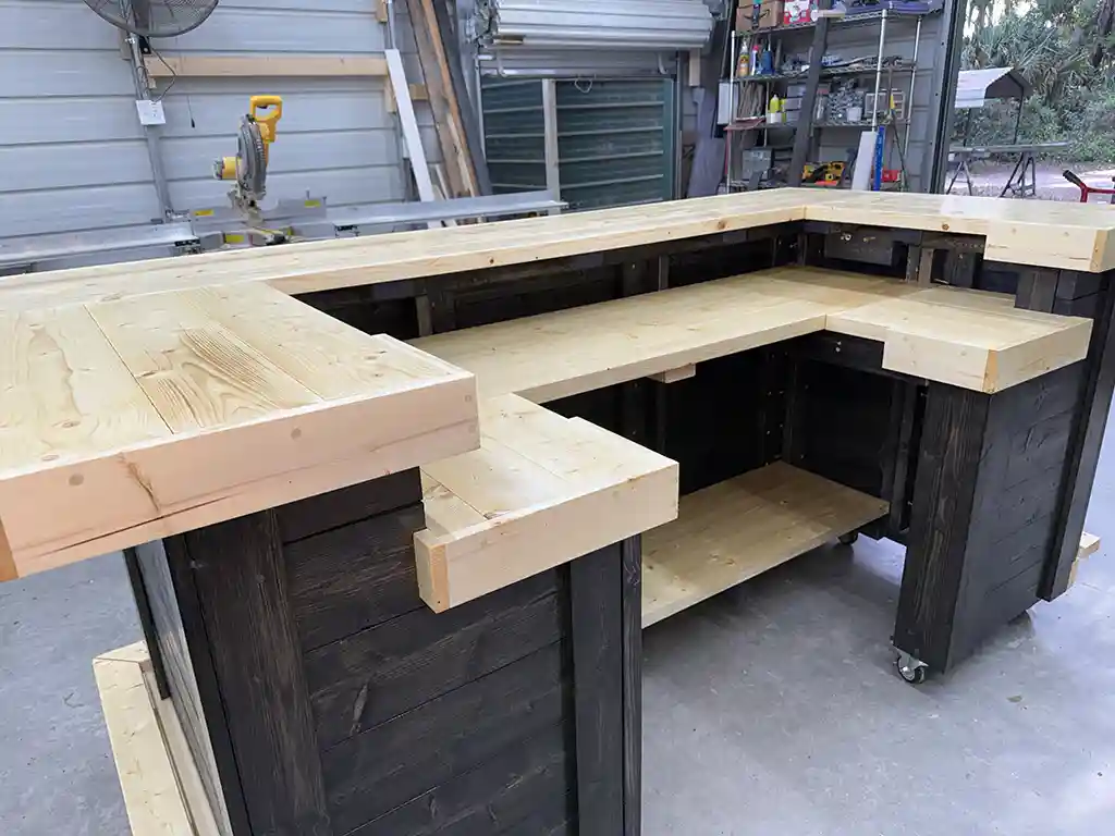 Ebony Natural Poly Mini Mega Kitchen U Shape Covered Patio Home Bar 6 Ebony Natural Poly Mini Mega Kitchen U Shape Covered Patio Home Bar, home decor, patio decor