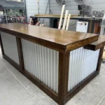Provincial Metal Roy L Shape Sales Counter with ADA drop 1 Provincial Metal Roy L Shape Sales Counter with ADA drop