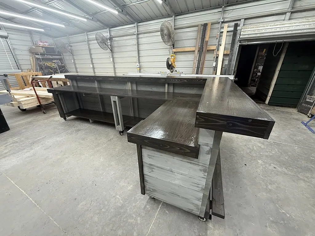 Stormwash Ebony Collin L Shape Large Indoor Home Bar 4 Stormwash Ebony Collin L Shape Large Indoor Home Bar