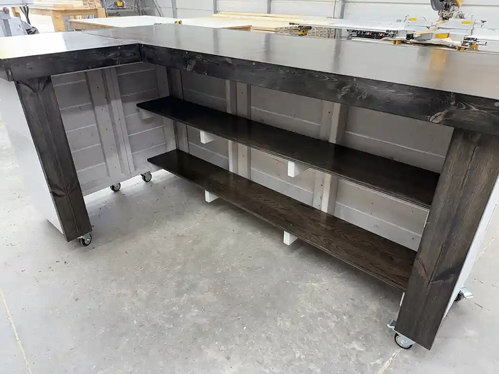 Capewash Ebony Clark L Shape Indoor Home Bar 2 Capewash Ebony Clark L Shape Indoor Home Bar
